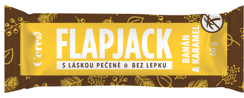 Flapjack Cerea bezlepkový banán & karamel